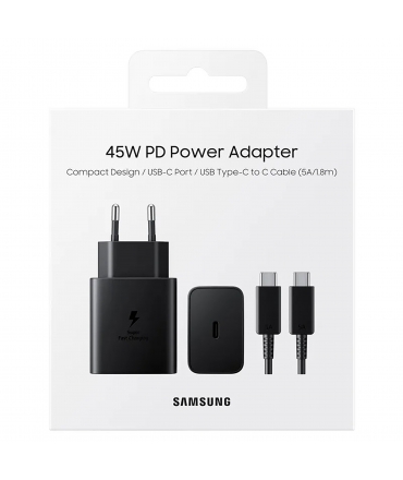 SAMSUNG 45W Power Adapter USB, para Samsung Galaxy