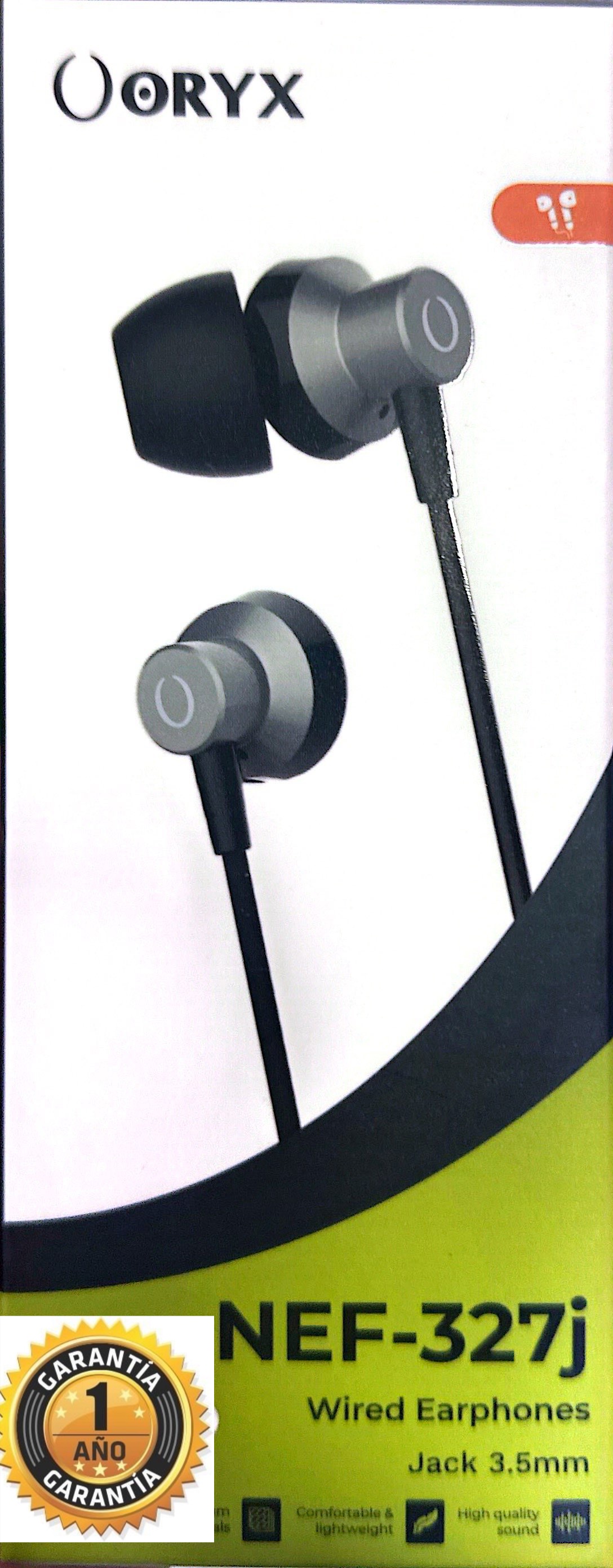 Auriculares con cable  con cancelacin de ruido color Negro